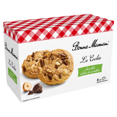 Cookies chocolat noisettes - Bonne Maman - 1
