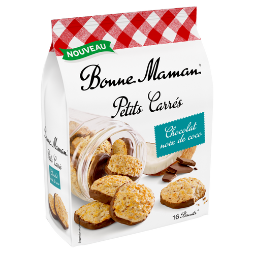 Petits Carrés choco noix de coco - Bonne Maman - 1