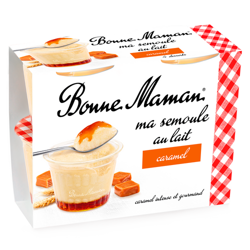 Ma semoule au lait caramel - Bonne Maman - 1