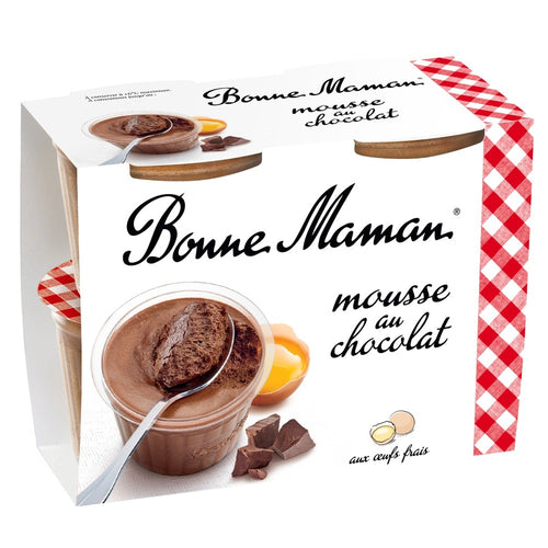 Mousses aux œufs frais au chocolat - Bonne Maman - 1