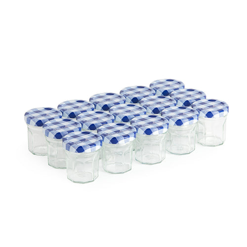 Lot de 15 petits pots 50g - bleu
