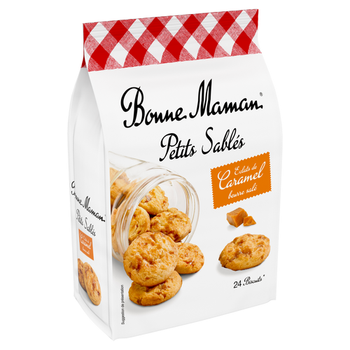 Petits Sablés Eclats de Caramel beurre salé - Bonne Maman - 1