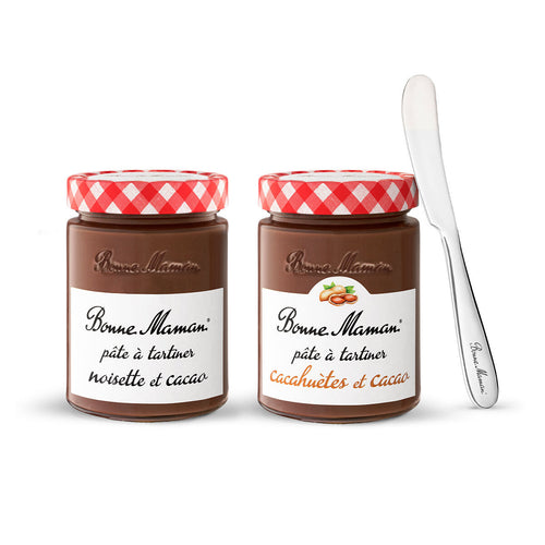 Duo de Pâtes à tartiner et son tartineur en métal - Bonne Maman - 1