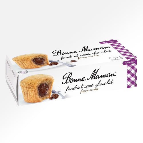 Fondant cœur chocolat façon cookies - Bonne Maman - 1