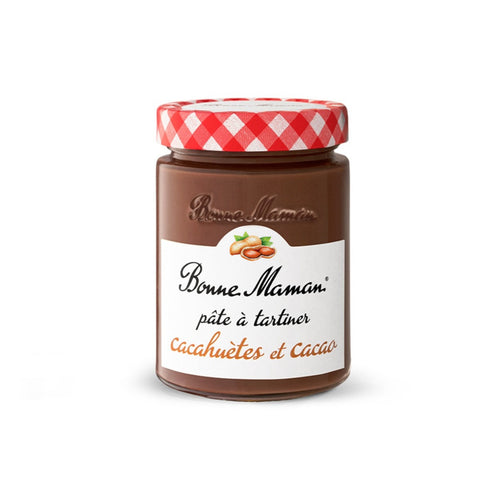 Pâte à tartiner cacahuètes et cacao - édition Noël - Bonne Maman - 1