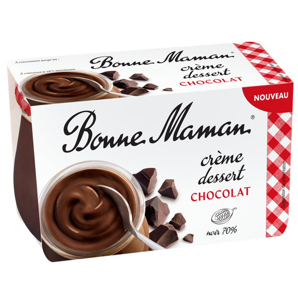 Crème dessert chocolat noir 70%