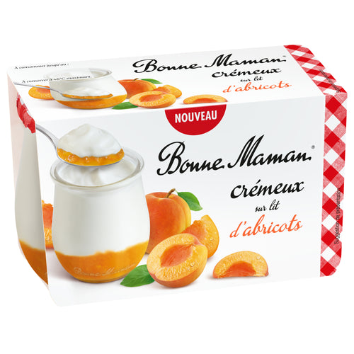 Crémeux sur lit d'abricots - Bonne Maman - 1