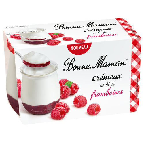 Crémeux sur lit de framboises - Bonne Maman - 1