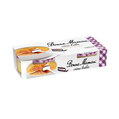Crème brûlée à la vanille naturelle - Bonne Maman - 1
