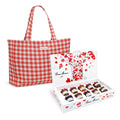 Coffret "un pot, beaucoup d'amour" et Sac cabas vichy