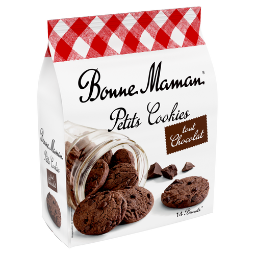 Petits cookies tout chocolat - Bonne Maman - 1