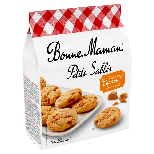 Petits Sablés Eclats de Caramel beurre salé - Bonne Maman - 1