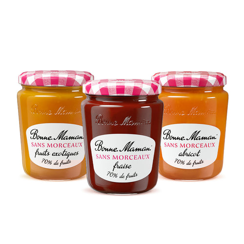 Assortiment de Confitures sans morceaux - Bonne Maman - 1