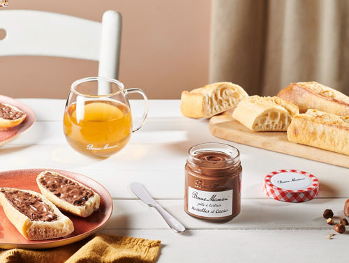 Pâte à Tartiner Noisettes et Cacao et son tartineur en métal - Bonne Maman - 4