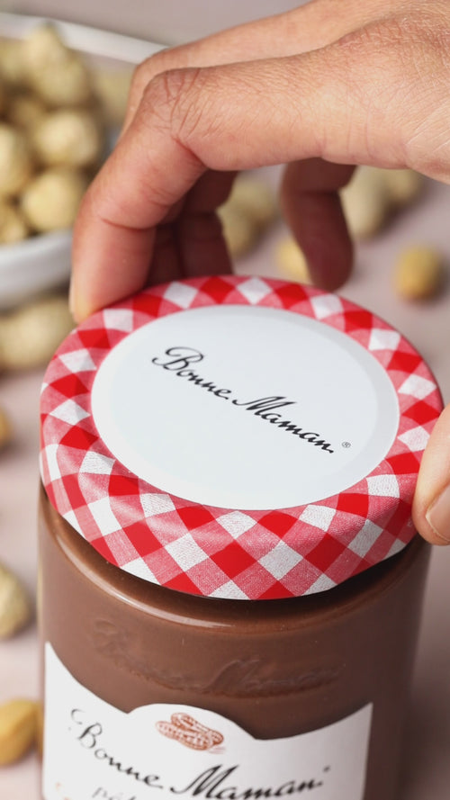 Pâte à Tartiner Noisettes et Cacao et son tartineur en métal - Bonne Maman - 2