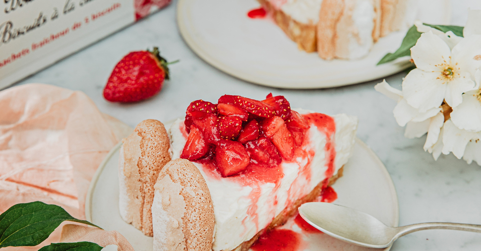 Cheesecake aux fraises @griottes